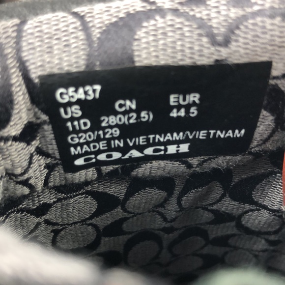 Coach Citysole Boot Men’s Sleek Designer Leather Lace Up Ankle Boots 11 - Picture 12 of 16